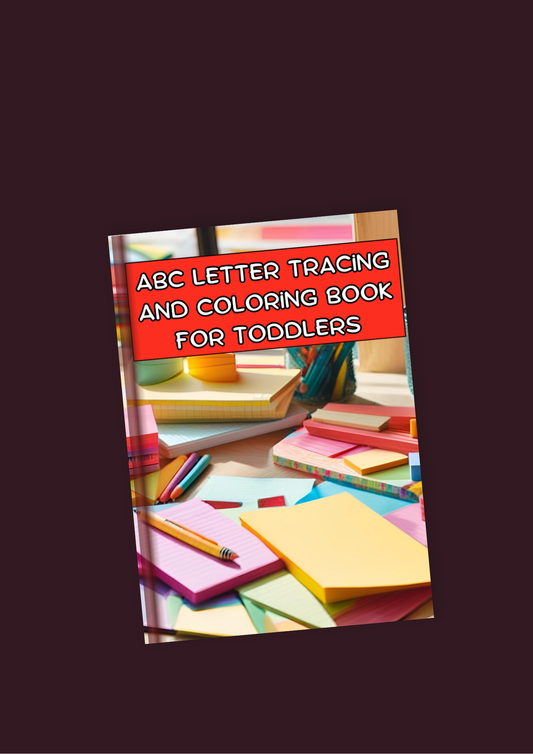 ABC Letter Tracing and Coloring Book for Toddlers