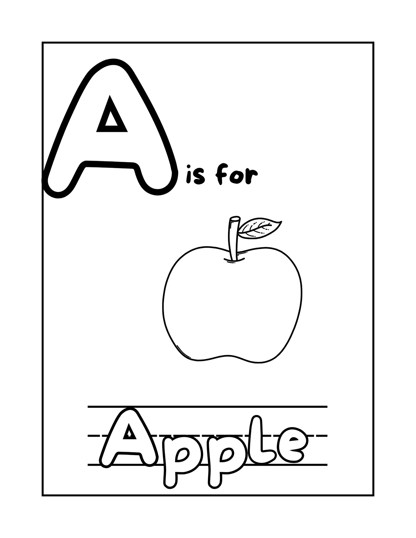 Baby's First Coloring Book: ABC Fun For Toddlers