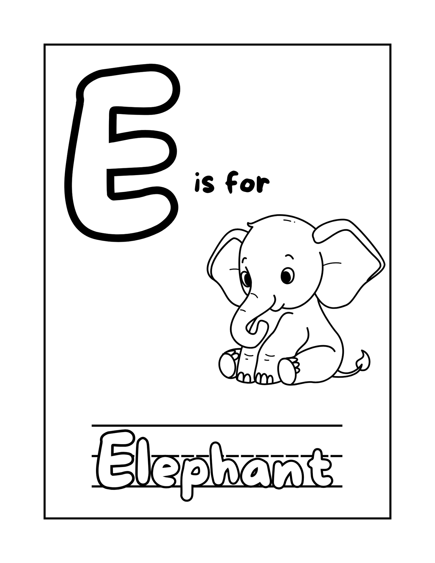 Baby's First Coloring Book: ABC Fun For Toddlers