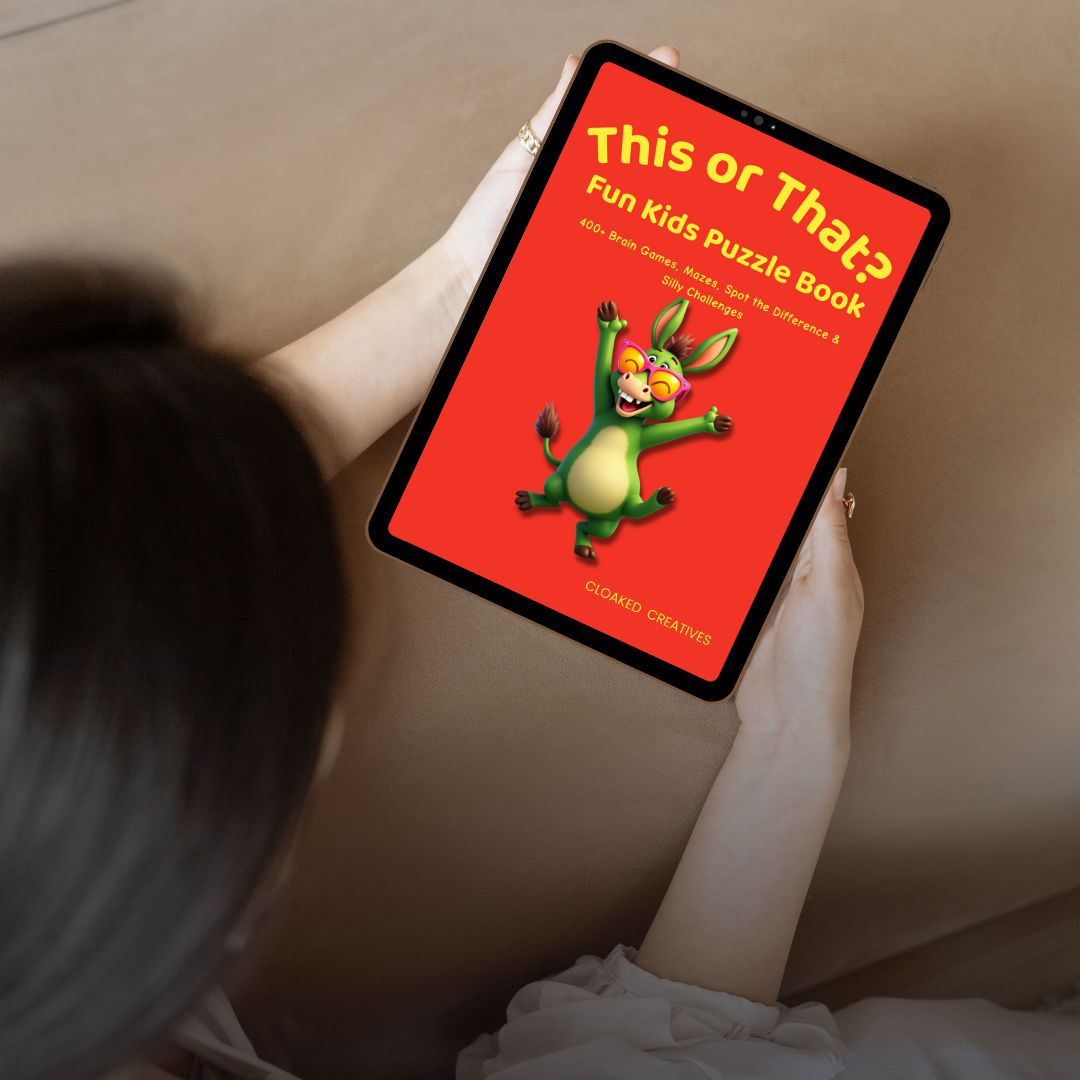 This or That? Fun Kids Puzzle Book: 400+ Brain Games, Mazes, Spot the Difference & Silly Challenges