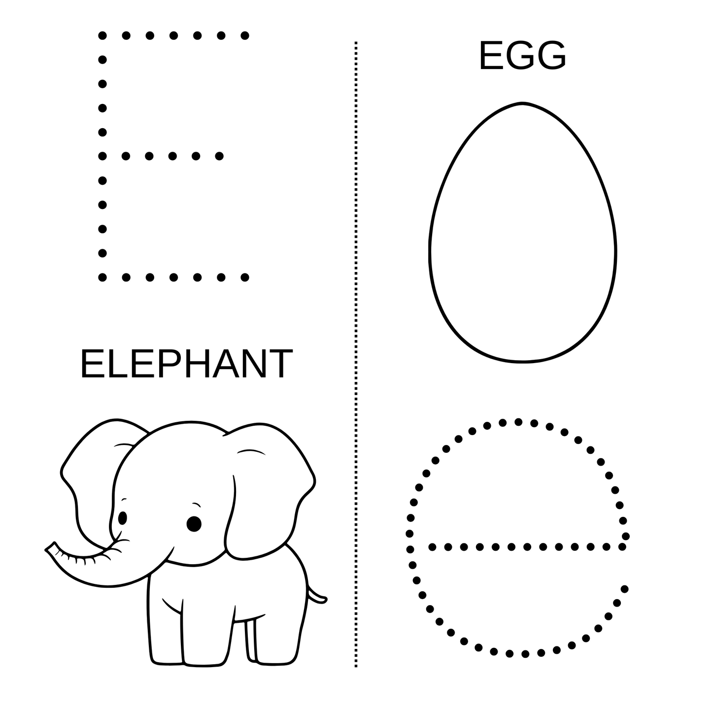 ABC Letter Tracing and Coloring Book for Toddlers