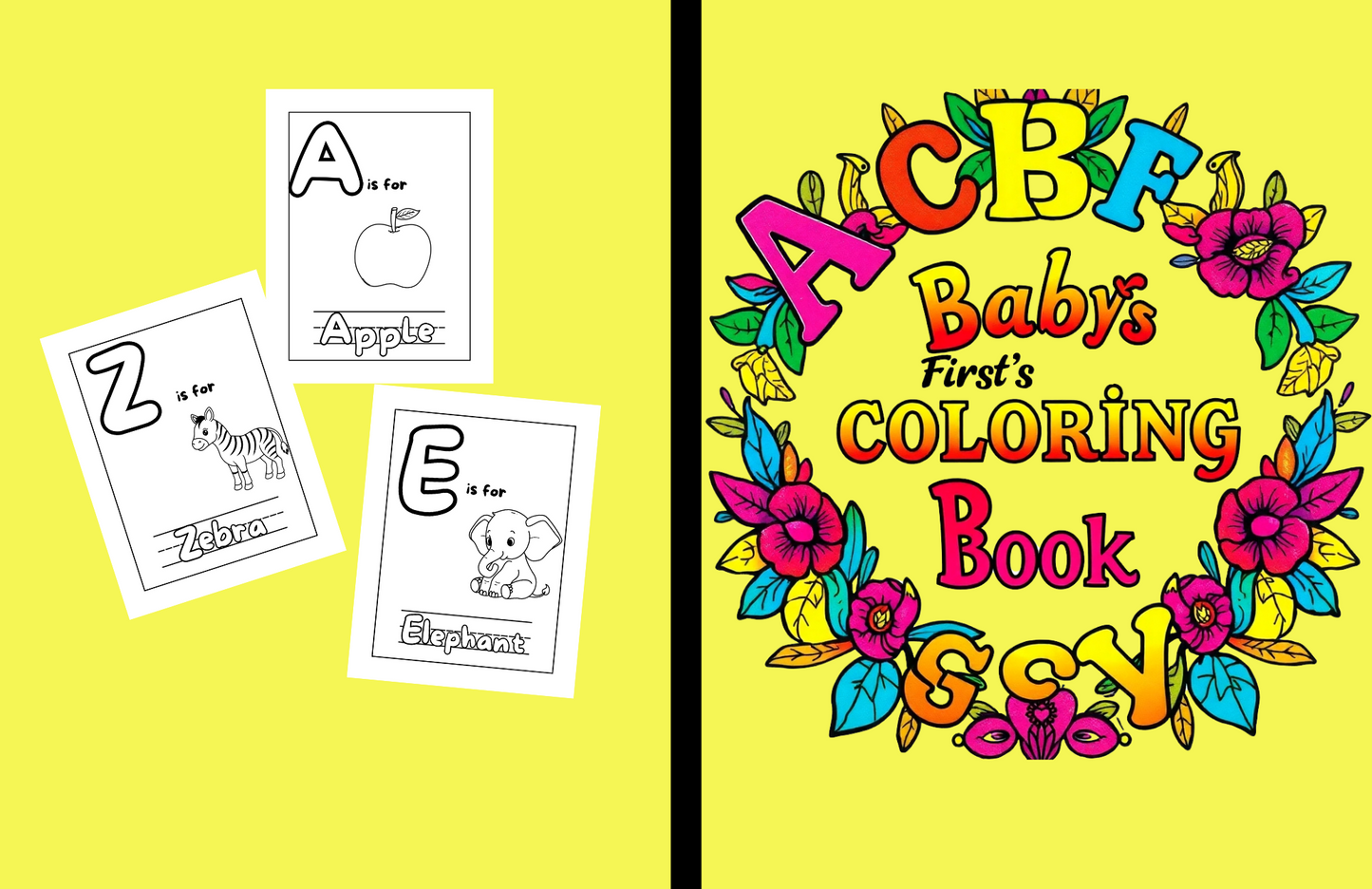 Baby's First Coloring Book: ABC Fun For Toddlers