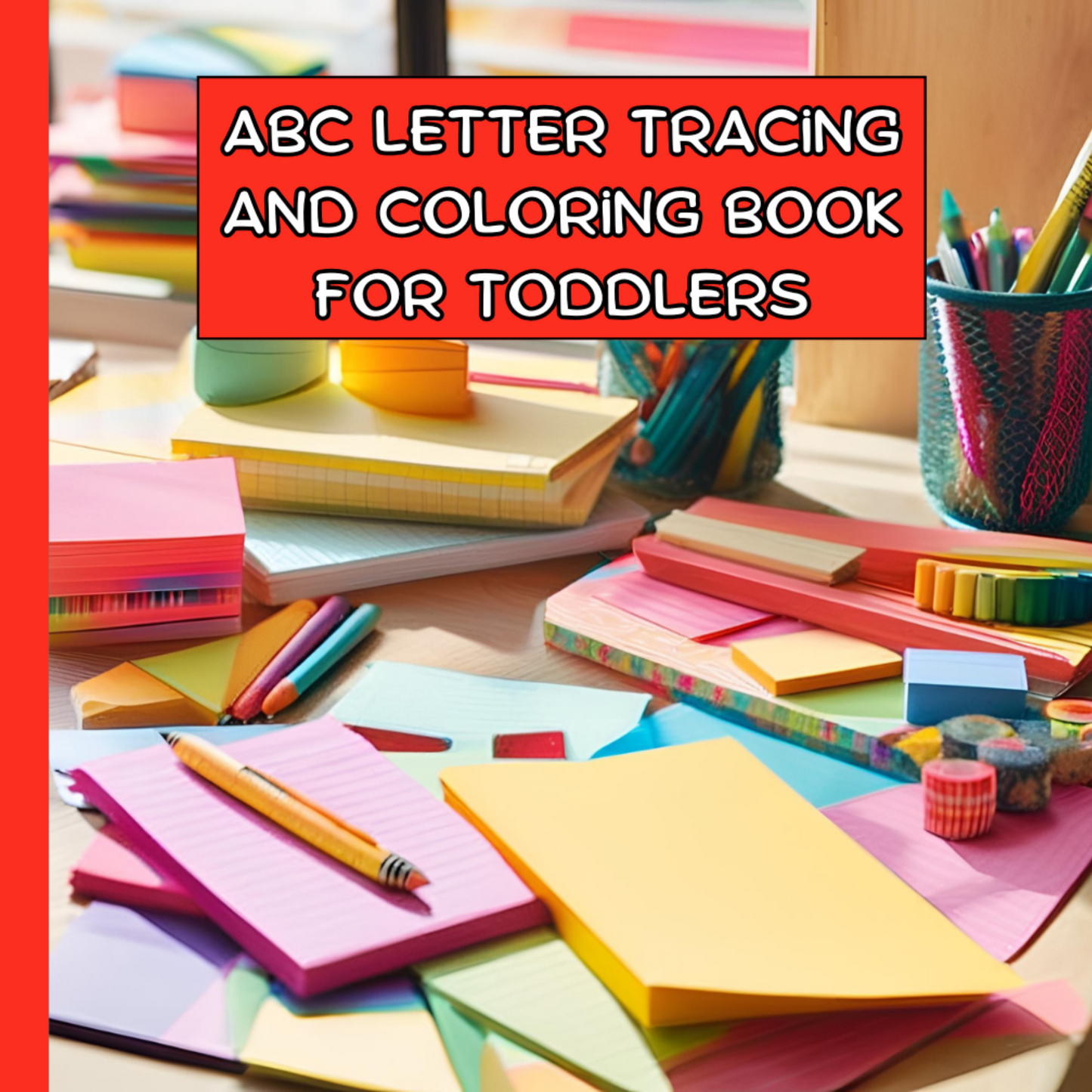 ABC Letter Tracing and Coloring Book for Toddlers