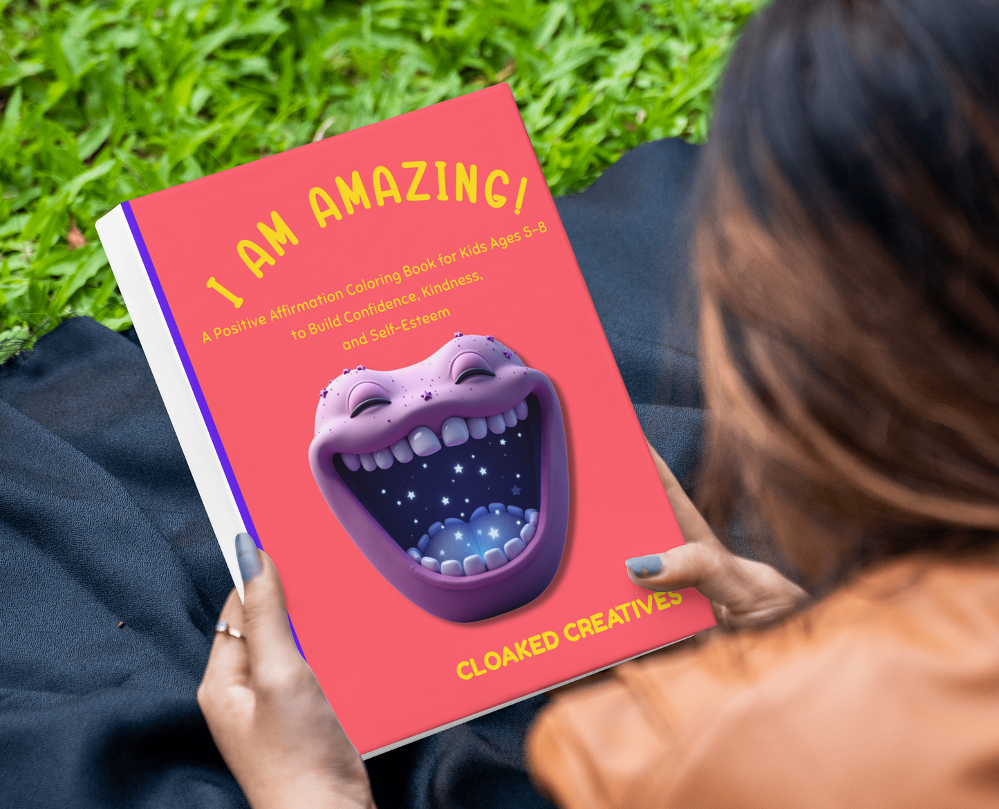 I am Amazing:  A Positive Affirmation Coloring Book for Kids Ages 5–8 to Build Confidence, Kindness, and Self-Esteem
