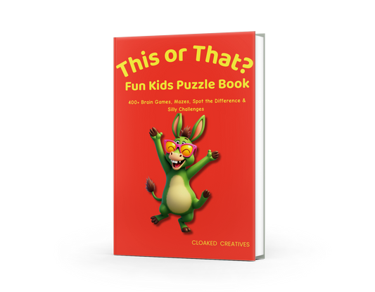 This or That? Fun Kids Puzzle Book: 400+ Brain Games, Mazes, Spot the Difference & Silly Challenges