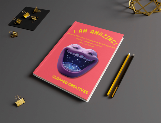 I am Amazing:  A Positive Affirmation Coloring Book for Kids Ages 5–8 to Build Confidence, Kindness, and Self-Esteem